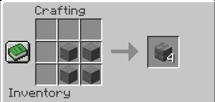 Craft Stone Bricks in a Crafting Table - Illustration for The Ultimate Guide on How to Make Stone Bricks in Minecraft