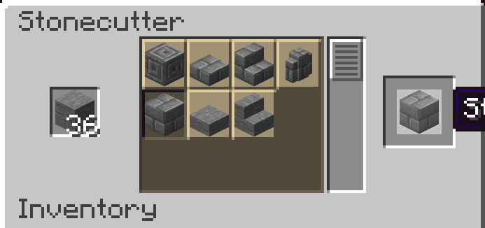 Convert Stone into Bricks with a Stonecutter - Illustration for The Ultimate Guide on How to Make Stone Bricks in Minecraft