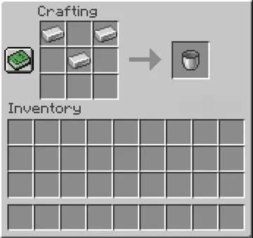 How do you make a Bucket in Minecraft illustrated for How to Make a Bucket in Minecraft: Easy Crafting Guide
