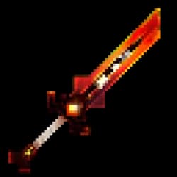 3. Flame Longsword - Illustration for Top 10 Best Weapons in Hytale: Melee, Ranged, and Magic Options