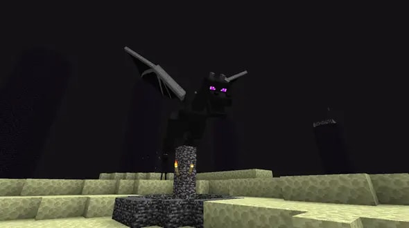 How to Respawn the Ender Dragon illustrated for the CraftLands Minecraft blog