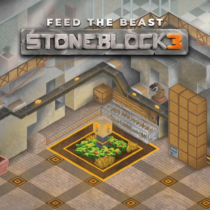 FTB StoneBlock 3 modpack art