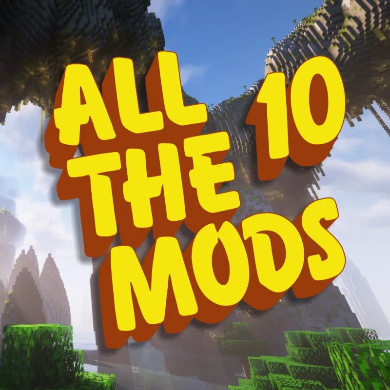 All the Mods 10 modpack art